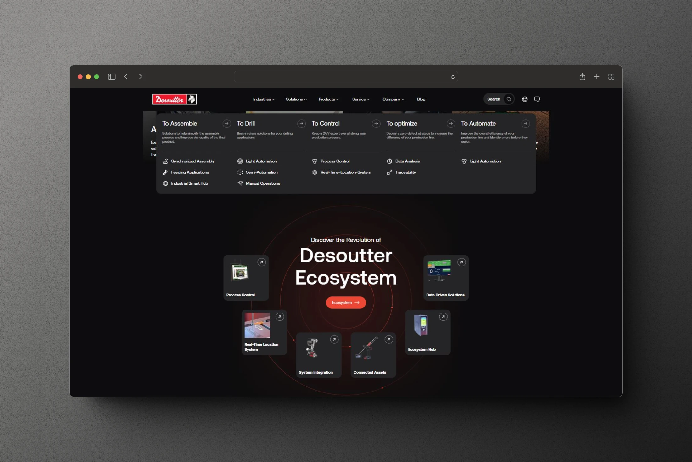 Desoutter Tools — DA & UI