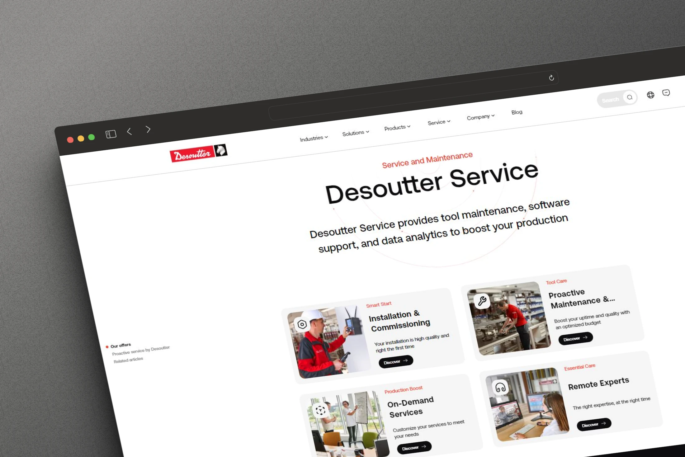 Desoutter Tools — intégration