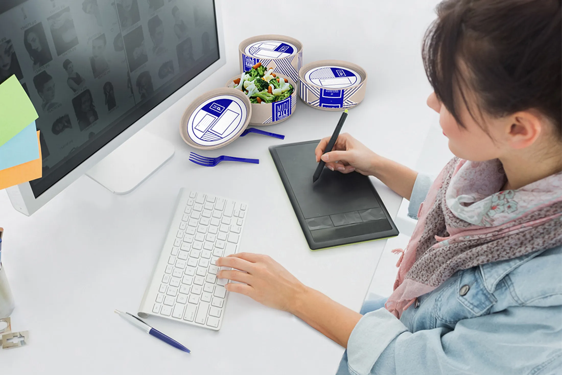 Midi-Pile — cohérence visuelle application et packaging