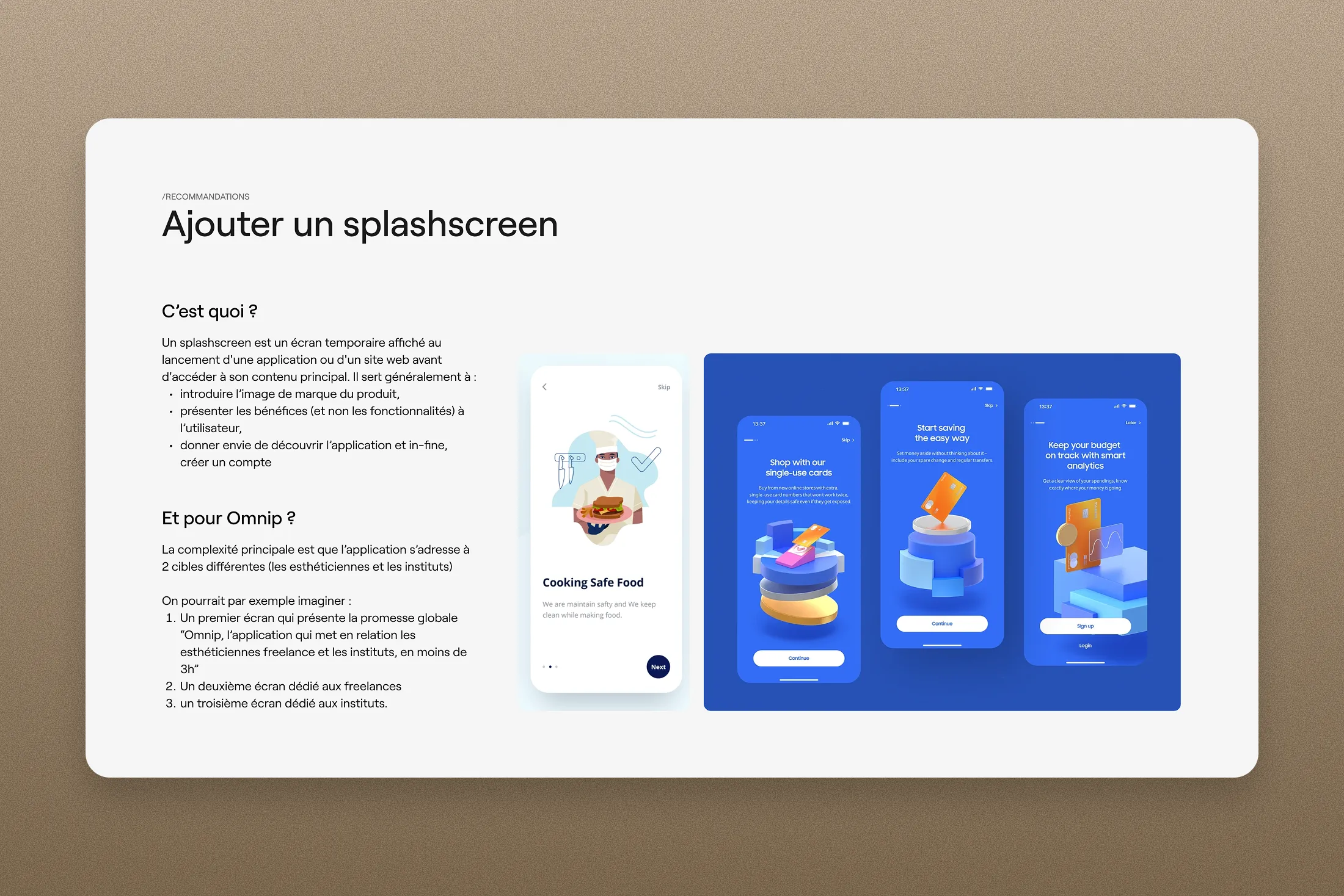 Omnip — DA & UI